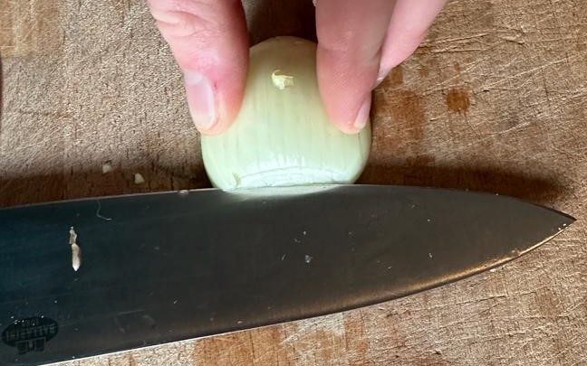 Emincé Schichten schneiden
