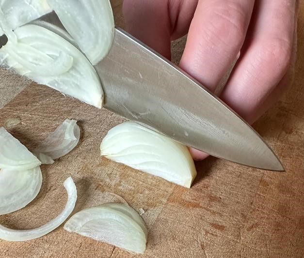 Emince, Zwiebelstreifen